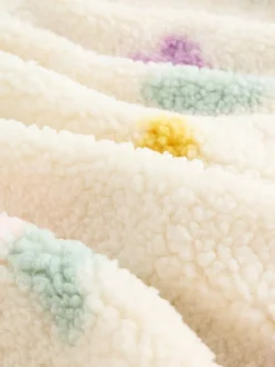 Next Baby Fleece Blanket Cream Floral Best