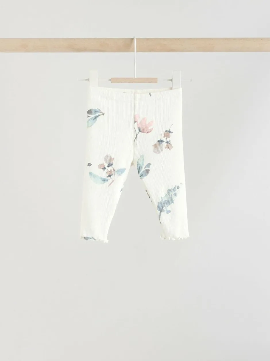 Next Baby Sweater and Joggers Set 2 Piece (0mths-2yrs) Cream Floral Hot
