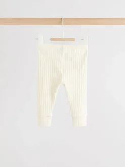Next Hello World Top and Leggings Baby Set (0-18mths) Cream Outlet