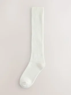 Next Longline Slouchy Socks 1 Pack Cream