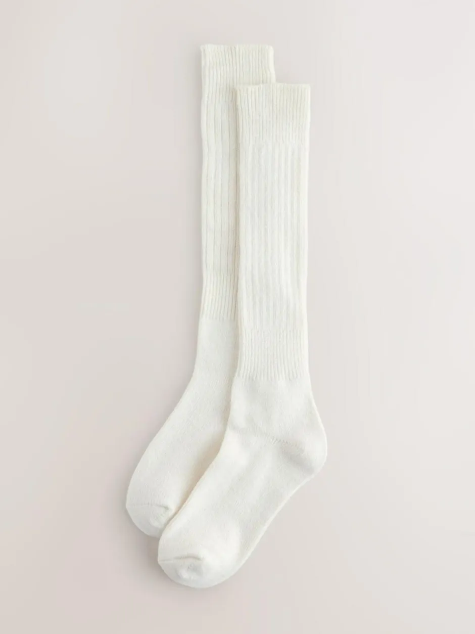 Next Longline Slouchy Socks 1 Pack Cream