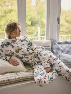 Next Long Sleeve Pyjamas Cream Mermaid Online