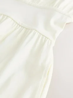Next Midi Dress Cream Online