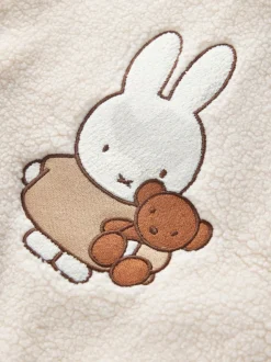Next Cream Miffy Half Popper Fleece (3mths-7yrs) Best
