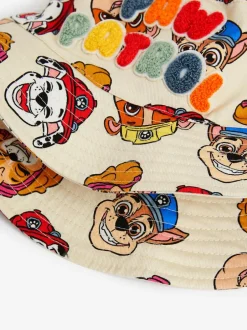 Next Cream Paw Patrol Bucket 100% Cotton Hat (1-10yrs) Discount