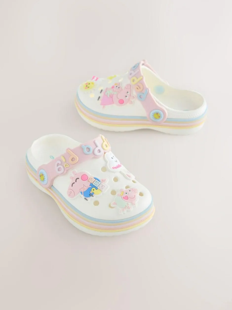 Next Cream Peppa Pig Character Clogs Online