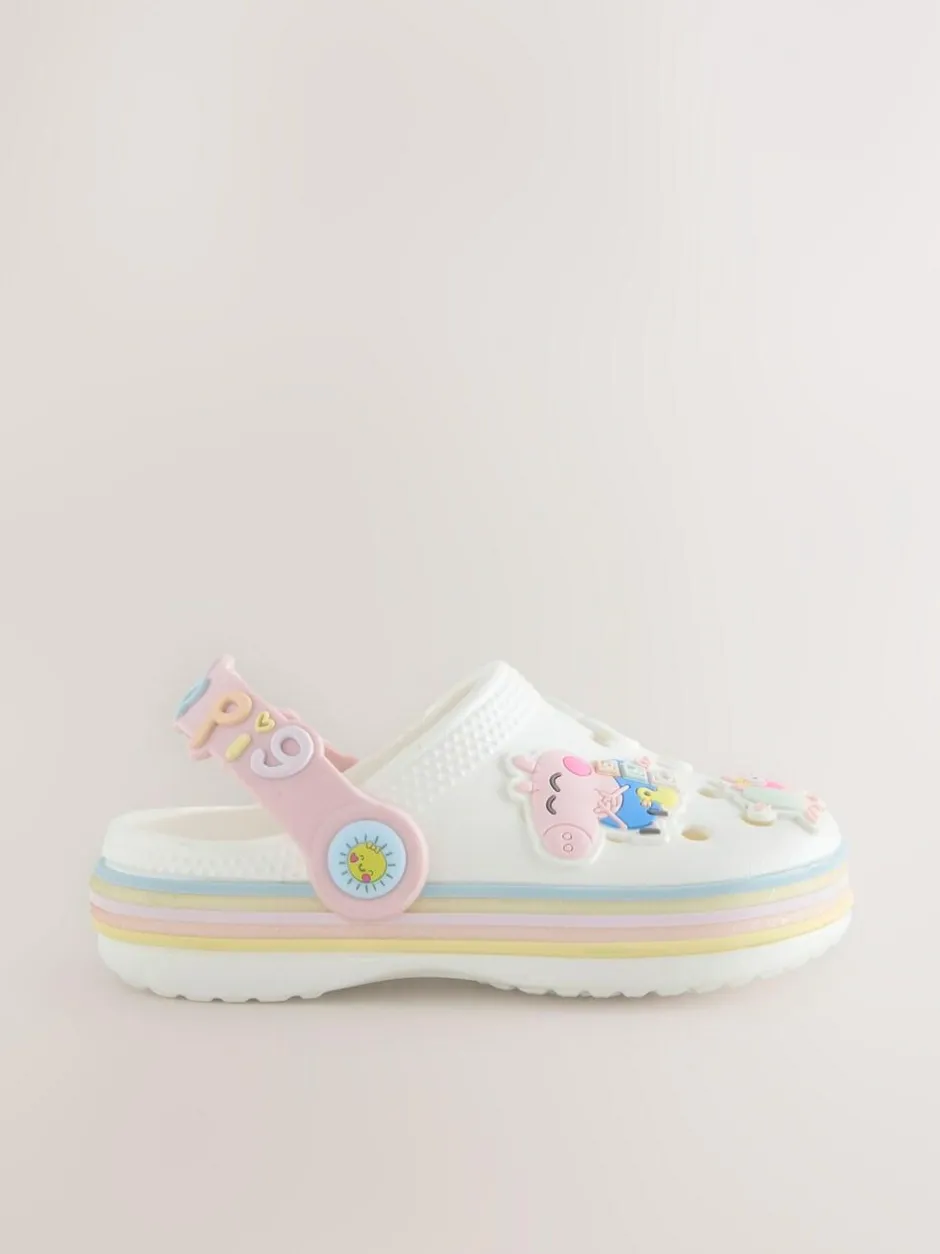 Next Cream Peppa Pig Character Clogs Online