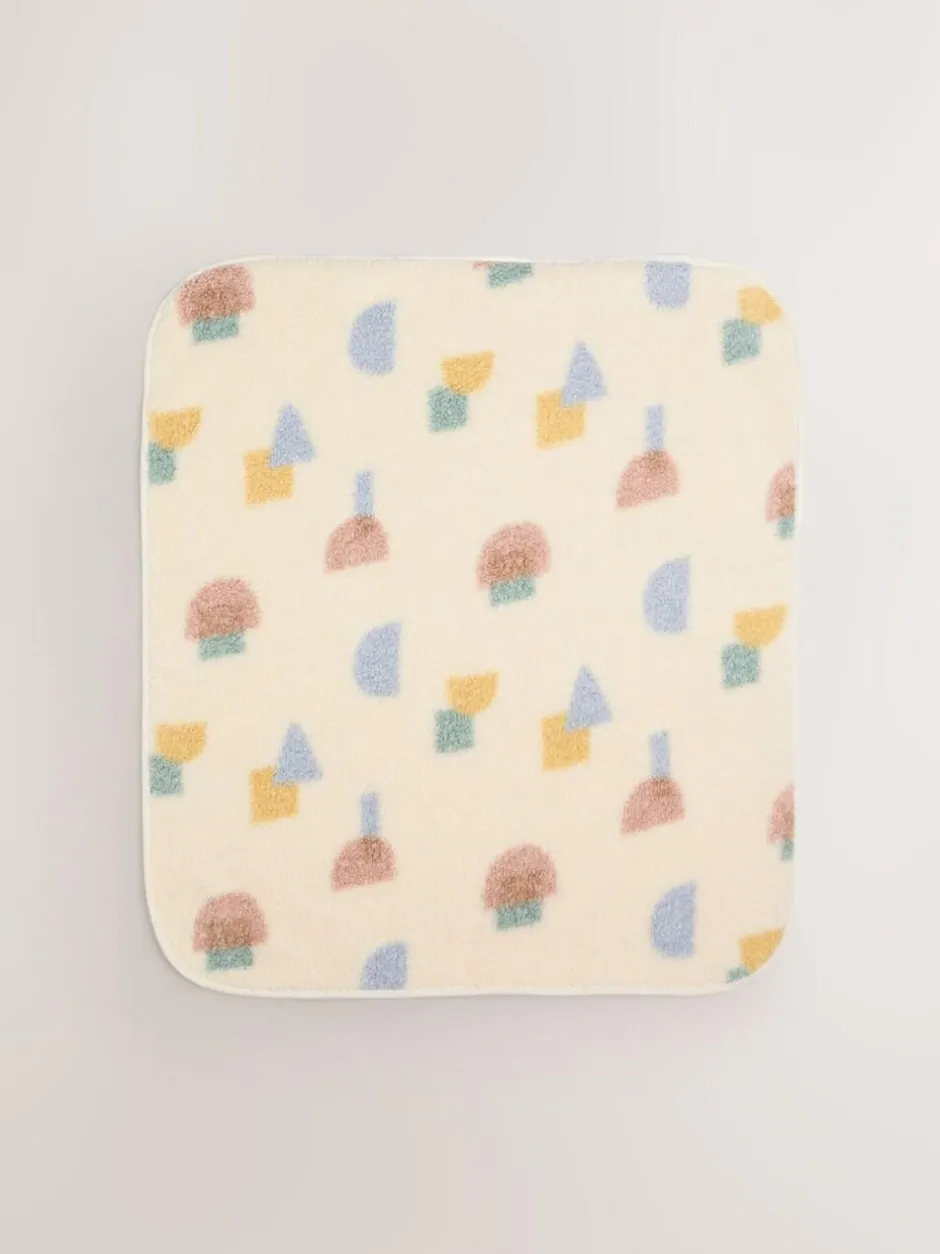 Next Baby Fleece Blanket Cream Shapes Sale