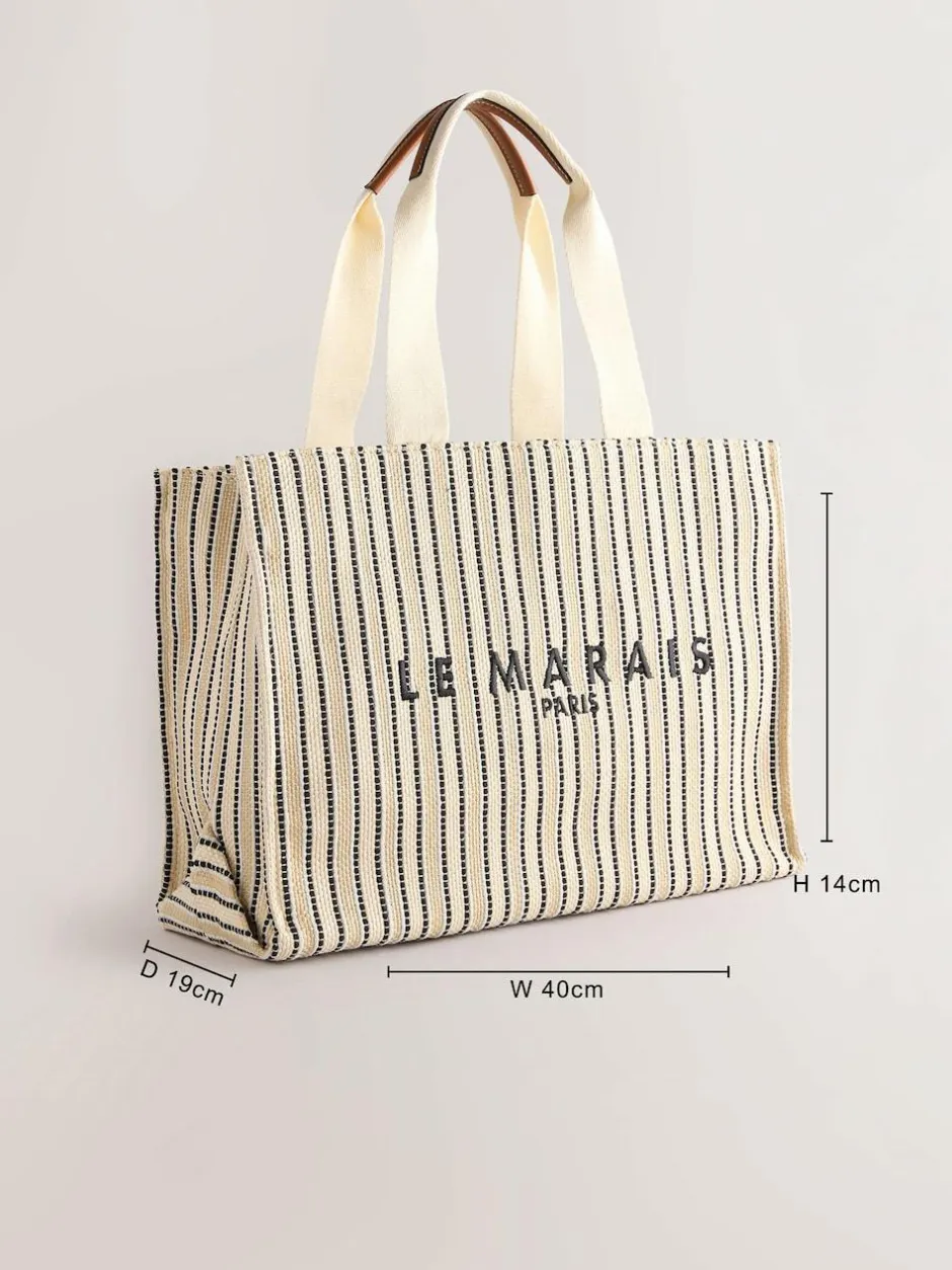 Next Cream Structured Canvas Shoulder Bag Best