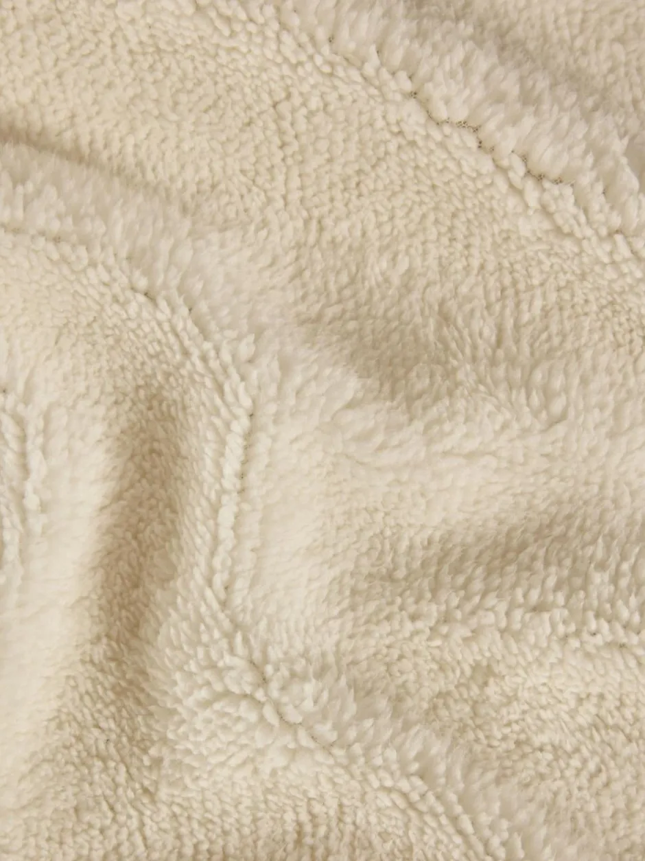 Next Cream Teddy Fleece Duvet Cover and Pillowcase Set