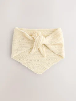 Next Cream Triangle Tie Scarf (3-16yrs) Discount