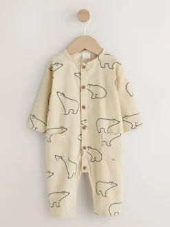 Next Baby Romper (0mths-2yrs) Cream/Blue Polar Bear Online