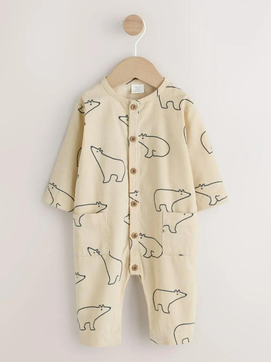 Next Baby Romper (0mths-2yrs) Cream/Blue Polar Bear Online