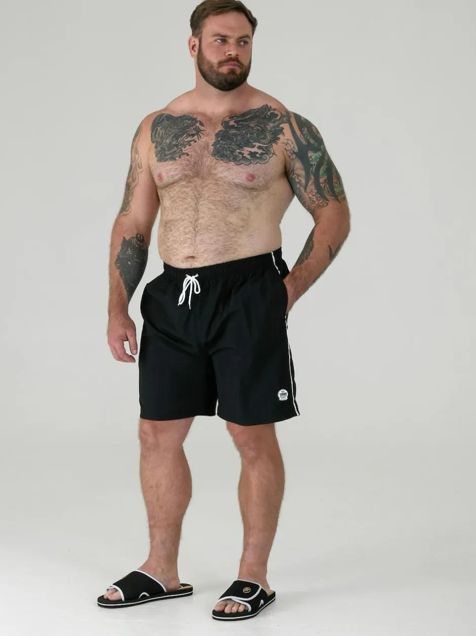 D555 Black YARROW Full Length Swim Shorts Best