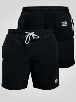 D555 Black YARROW Full Length Swim Shorts Best