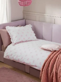 Next Dancers Supersoft 100% Cotton Percale 200 Thread Count Duvet Cover and Pillow Case Set Clearance