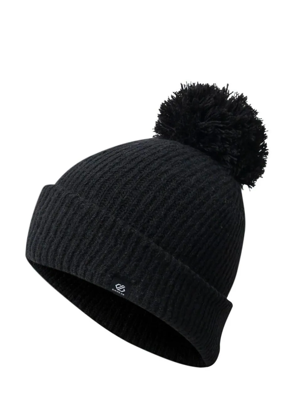 Dare 2b Grey Maya Pom Beanie Hat Black Discount