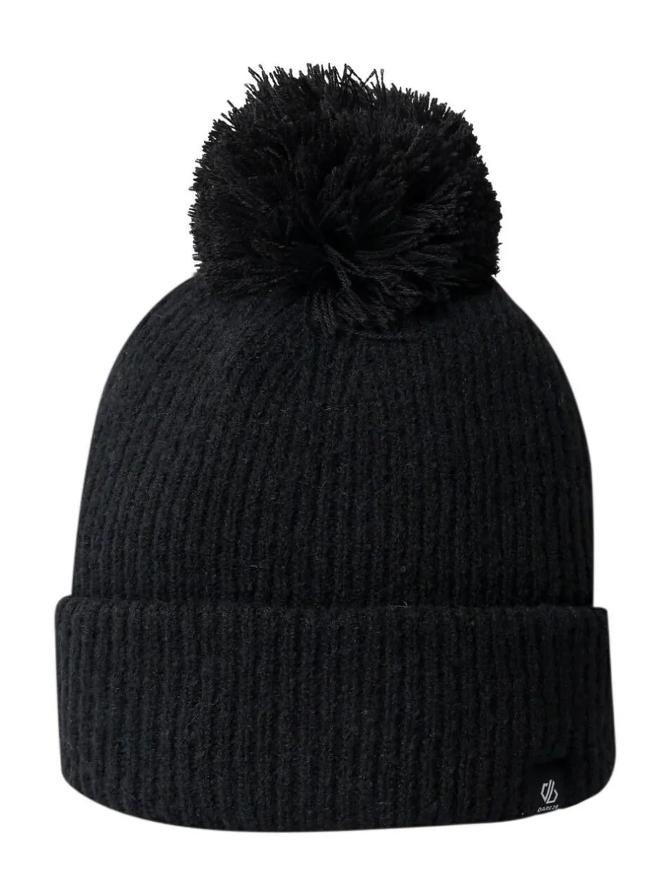Dare 2b Grey Maya Pom Beanie Hat Black Discount