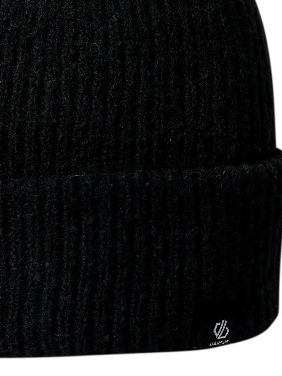 Dare 2b Grey Maya Pom Beanie Hat Black Discount