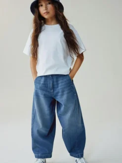 Next Dark Blue Barrel Jeans (3-16yrs) Hot