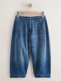 Next Dark Blue Barrel Jeans (3-16yrs) Hot