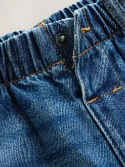 Next Dark Blue Denim Wide Leg Jeans (3mths-7yrs) New