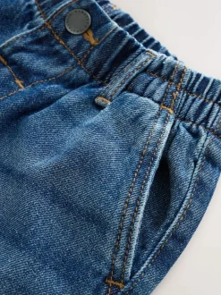 Next Dark Blue Denim Wide Leg Jeans (3mths-7yrs) New