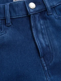 Next Jersey Denim Leggings Dark Blue New