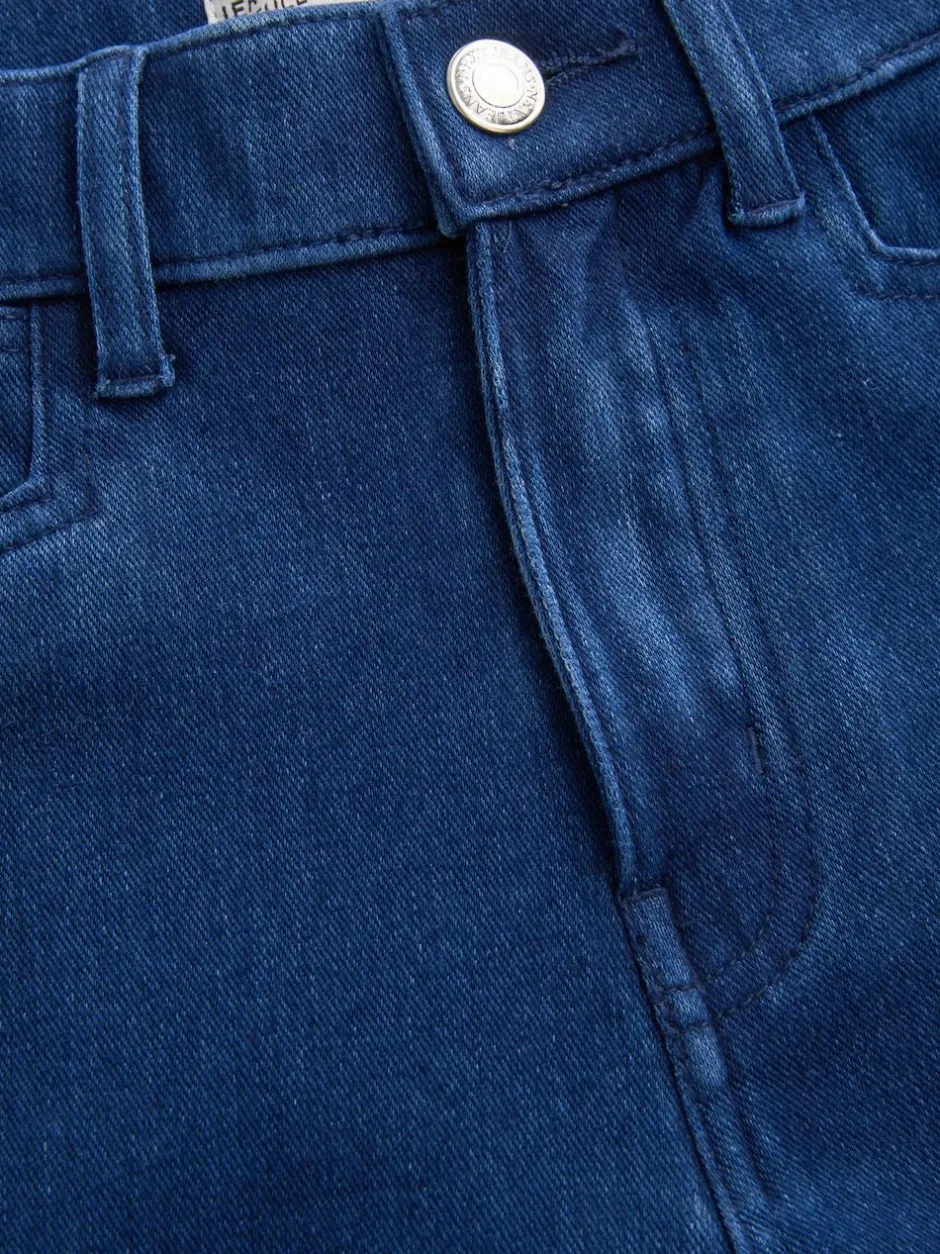 Next Jersey Denim Leggings Dark Blue New