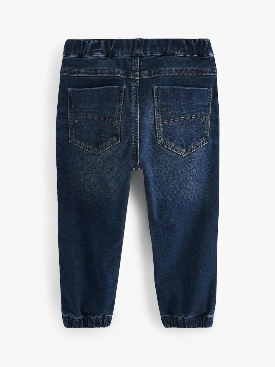 Next Joggers Jeans With Comfort Stretch (3mths-7yrs) Dark Blue Clearance