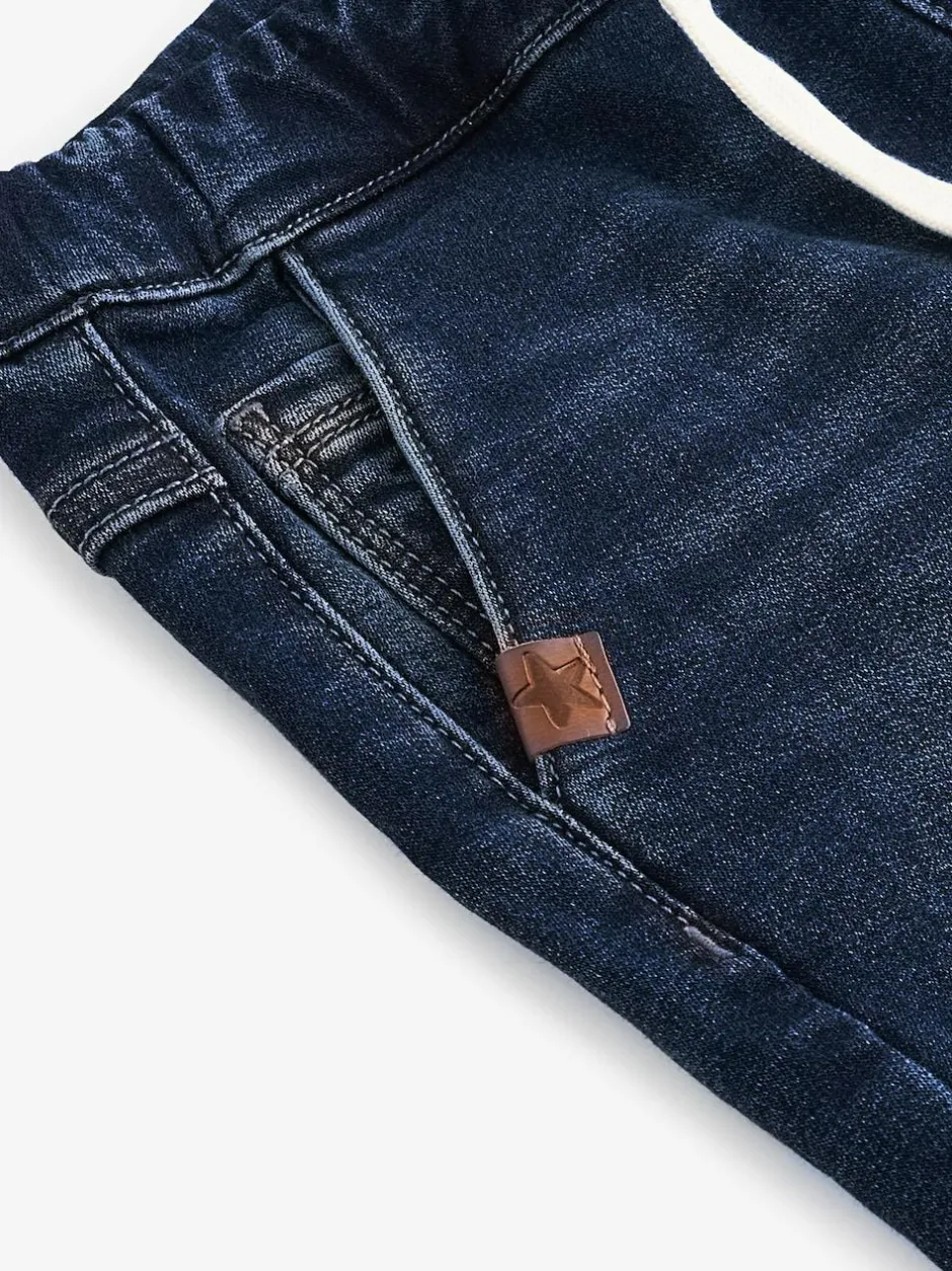 Next Joggers Jeans With Comfort Stretch (3mths-7yrs) Dark Blue Clearance