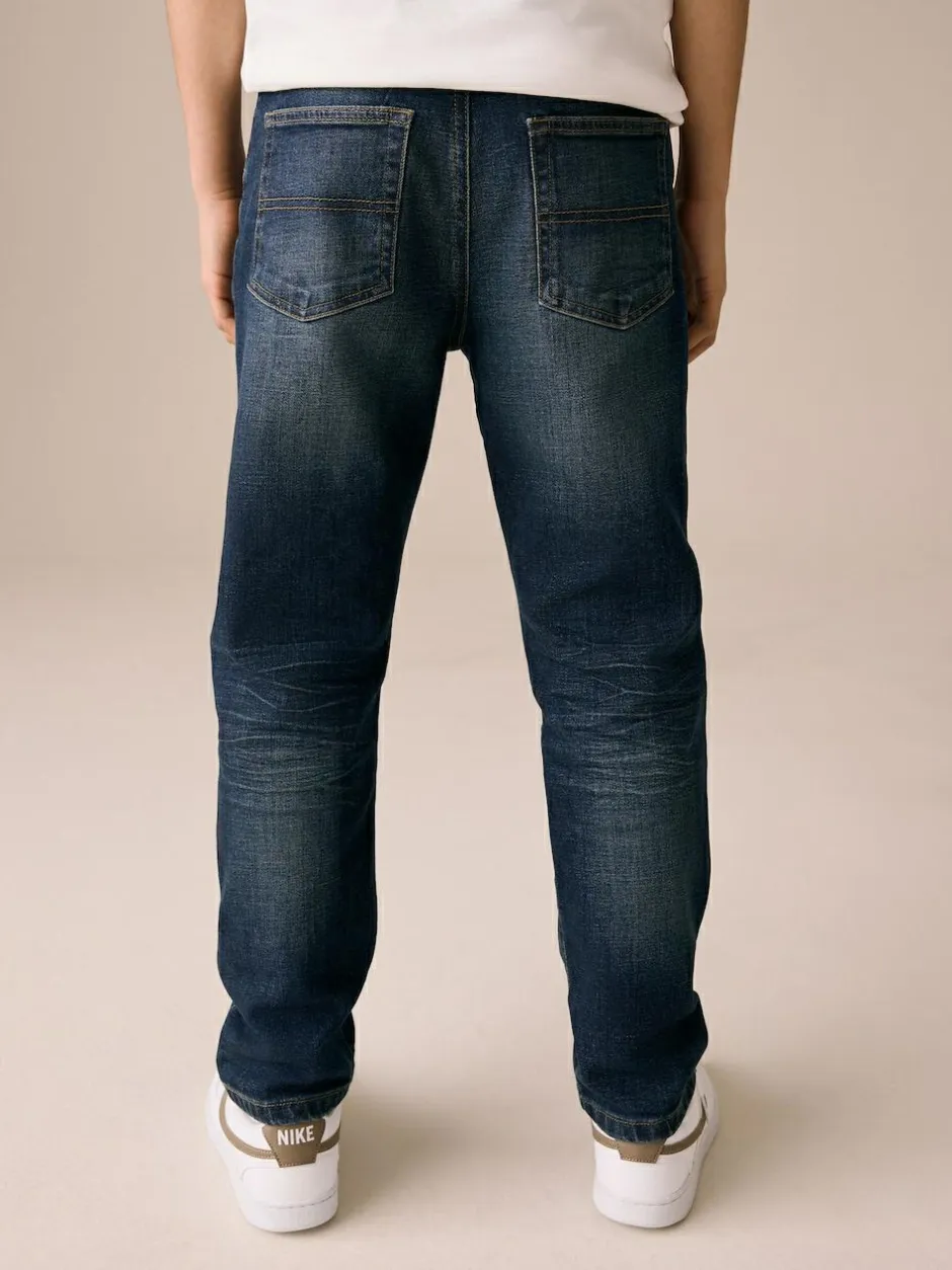 Next Regular Fit Authentic Denim Jeans (3-16yrs) Dark Blue Discount