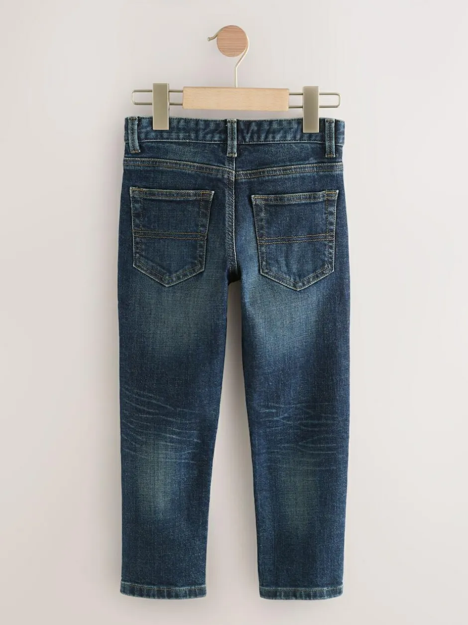 Next Regular Fit Authentic Denim Jeans (3-16yrs) Dark Blue Discount
