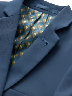 Next Dark Blue Skinny Fit Suit Jacket (12mths-16yrs) Discount