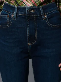 Next Slim Mid Rise Stretch Jeans Dark Blue Sale
