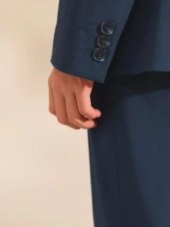 Next Dark Blue Tailored Fit Suit Jacket (12mths-16yrs) Online
