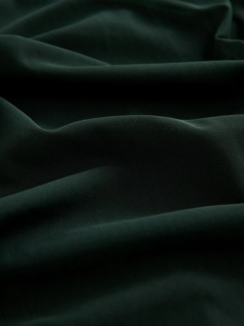 Next Dark Green Mesh Multiway Wedding Guest Bridesmaid Maxi Dress Hot