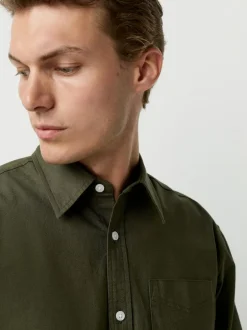 Next Dark Green Regular Fit Long Sleeve Oxford Shirt Best