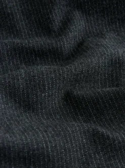 Next Regular Tapered Fit Heritage Cotton Rich Trousers Dark Grey Clearance