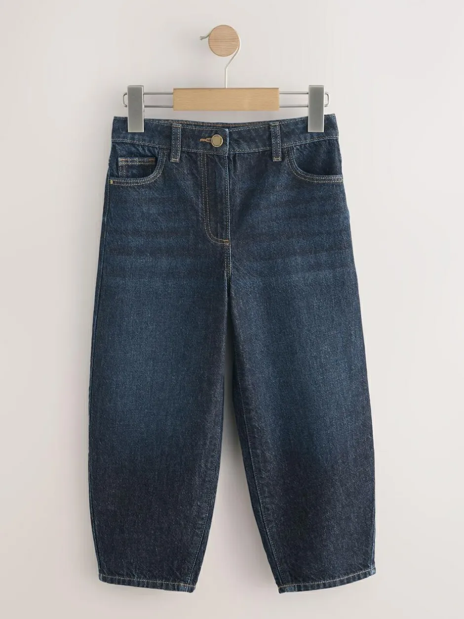 Next Dark Wash Barrel Jeans (3-16yrs) Hot