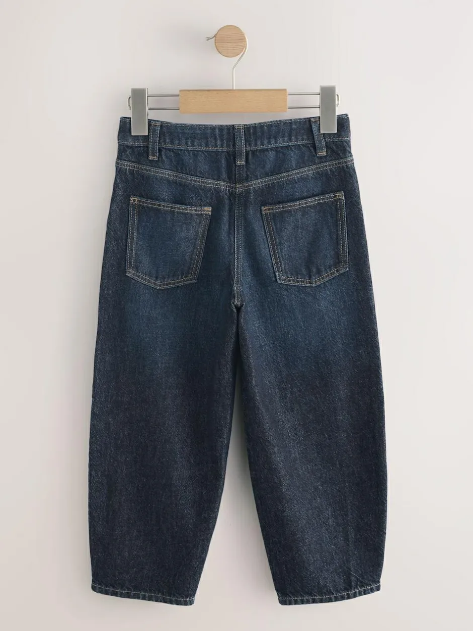 Next Dark Wash Barrel Jeans (3-16yrs) Hot