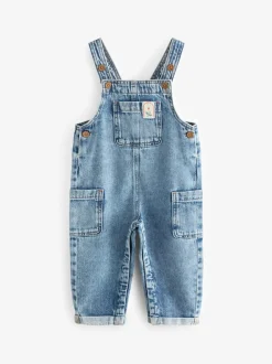 Next Denim 100% Cotton Dungarees (3mths-7yrs) Hot