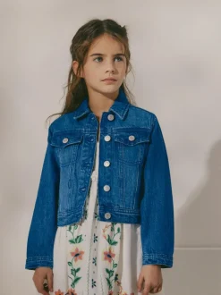 Next Western Jacket (3-16yrs) Denim Bright Blue Sale