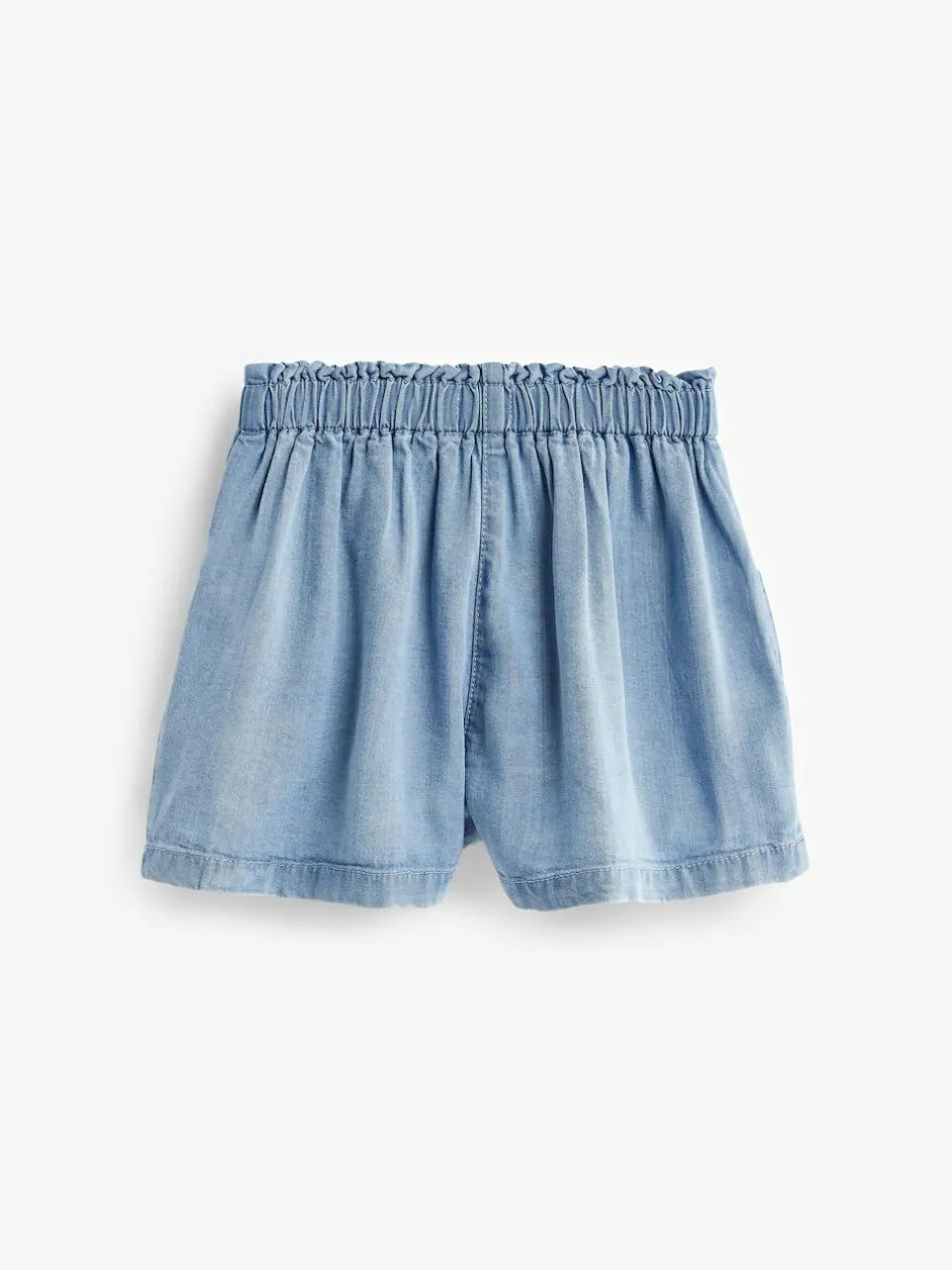Next Button Shorts (3mths-7yrs) Denim New