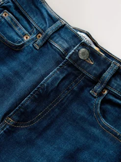 Next Mid Rise Stretch Bootcut Jeans Denim Dark Blue Clearance