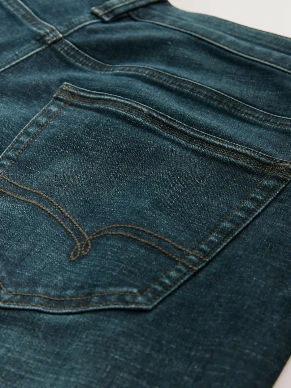 Next Denim Dark Blue Regular Tapered Fit Motionflex Jeans Online