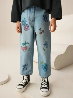 Next Denim Doodle Printed Jeans (3-16yrs) Sale