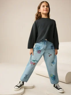 Next Denim Doodle Printed Jeans (3-16yrs) Sale