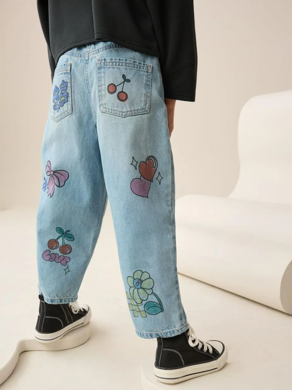 Next Denim Doodle Printed Jeans (3-16yrs) Sale