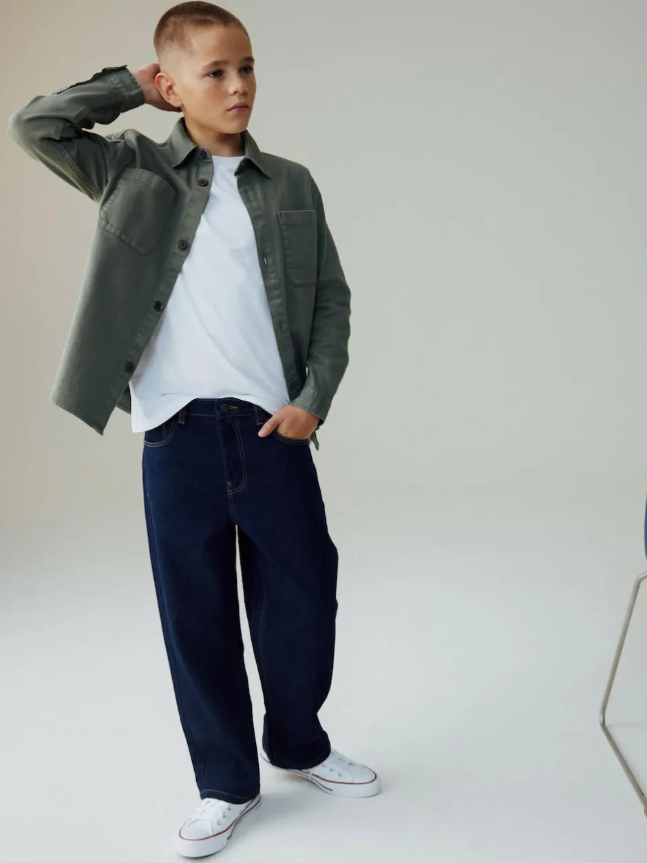 Next Denim Rinse Wide Fit Authentic Jeans (3-16yrs) Sale